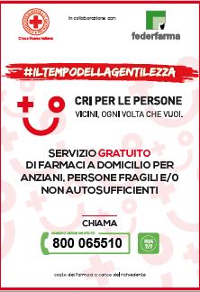 Emergenza coronavirus - Consegna farmaci a domicilio, iniziativa Croce  Rossa Italiana in collaborazione con Federfarma